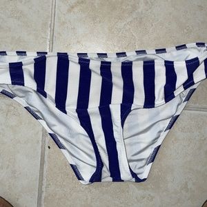 Striped bikini bottoms
